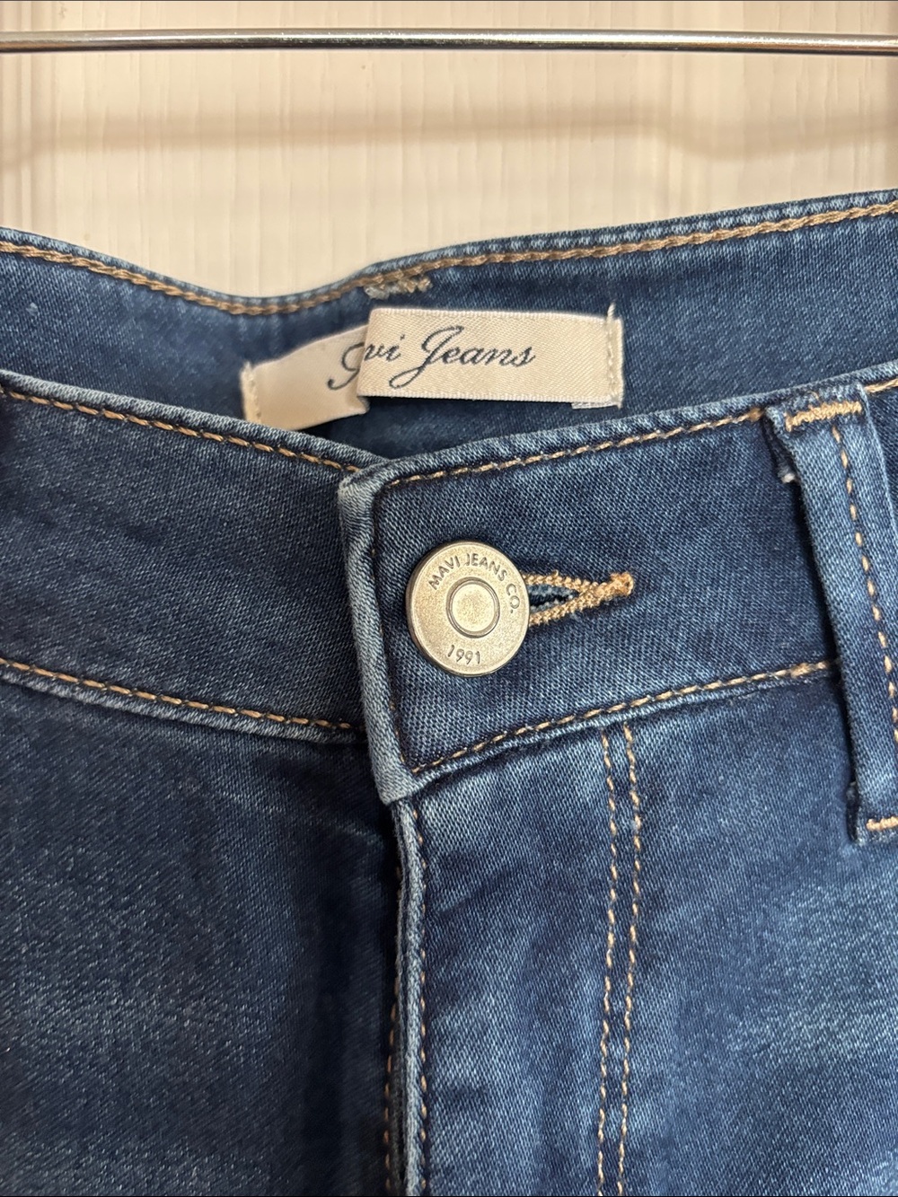 Mavi Women's Boyfriend Jeans - Dark Blue Denim - Picture 2 of 10